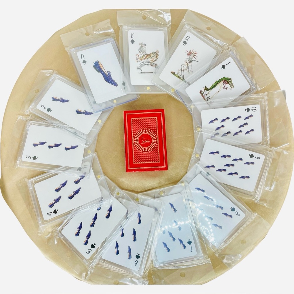 CHRISTIAN LOUBOUTIN LIMITED EDITION PLAYING CARD - Case Included - Picture 3 of 10